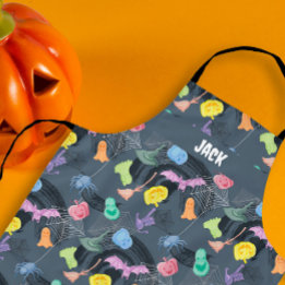 schreckliches und verzaubertes Halloween, anpassba Schürze