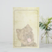 Schreckliches Yorkies Briefpapier (Stehend Vorderseite)