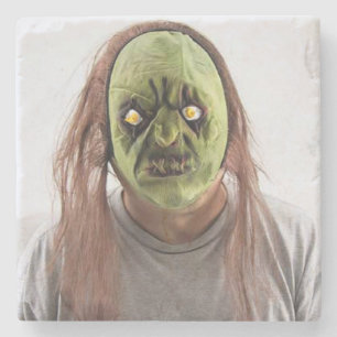 Schreckmaske Steinuntersetzer