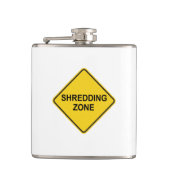 Schredderzone Flachmann (Vorderseite)