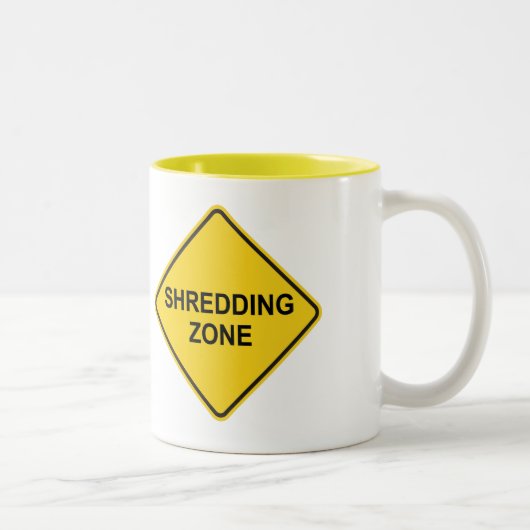 Schredderzone Zweifarbige Tasse (Rechts)