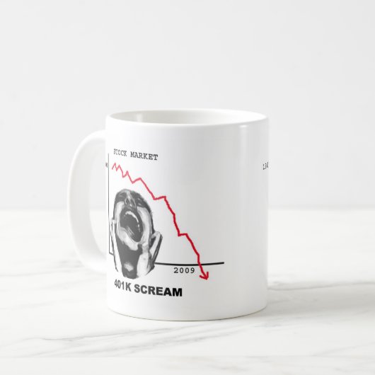 SCHREI 401K KAFFEETASSE (Vorderseite Links)