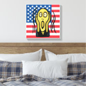 Schrei-Amerikaner Leinwanddruck (Insitu (Schlafzimmer))