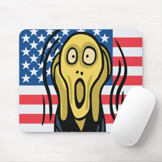 Schrei-Amerikaner Mousepad (Mit Mouse)