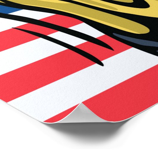 Schrei-Amerikaner Poster (Ecke)