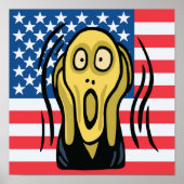Schrei-Amerikaner Poster (Vorne)
