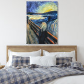 Schrei an einer Sternennacht Leinwanddruck (Insitu (Schlafzimmer))