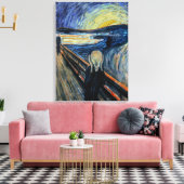 Schrei an einer Sternennacht Leinwanddruck (Insitu (Wohnzimmer))