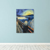 Schrei an einer Sternennacht Leinwanddruck (Insitu (Holzboden))