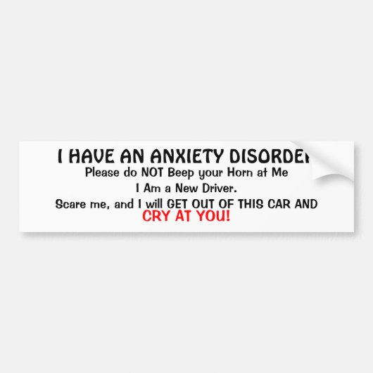 SCHREI AN IHNEN AUTOAUFKLEBER (Vorne)