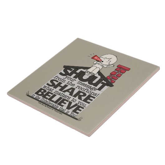 Schrei aus den Rooftops Fliese (Seite)