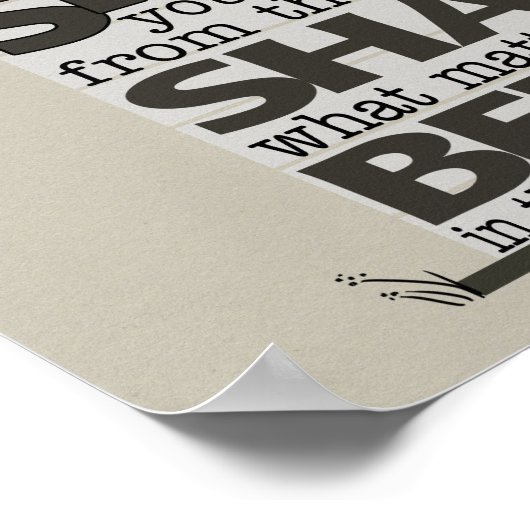 Schrei aus den Rooftops Poster (Ecke)