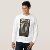 Schrei Beängstigend Ghost Face Killer Sweatshirt (Vorne ganz)