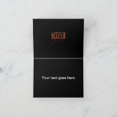 SCHREI blutiges Halloween Karte (Innenseite)