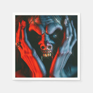 Schrei-Dämon Serviette