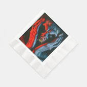 Schrei-Dämon Serviette (Ecke)
