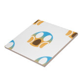 Schrei Emoji Fliese (Seite)