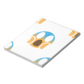Schrei Emoji Notizblock (Rotiert)