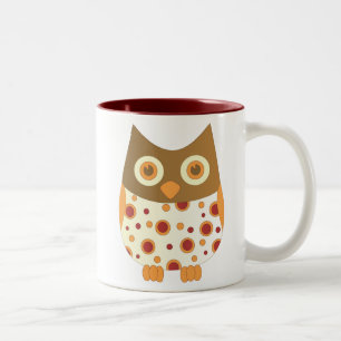 Schrei-Eule Zweifarbige Tasse