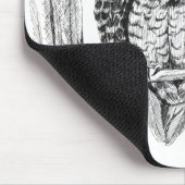 Schrei-Eulen-Familie Mousepad (Ecke)