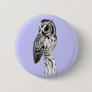 Schrei-Eulen-Knopf Button