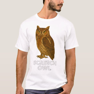 Schrei-Eulen-T-Shirt: Süßes Raubvogel-Natur-Tee T-Shirt