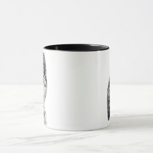 Schrei-Eulen-Tasse Tasse (Zentrum)