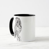 Schrei-Eulen-Tasse Tasse (Vorderseite Links)