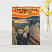 "Schrei-Familien-" Karte (Gelbe Blume)