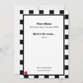 Schrei für Eiscreme Geburtstagsparty Einladung (Rückseite)