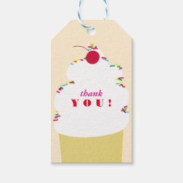 Schrei für Eiscreme Geschenkanhänger