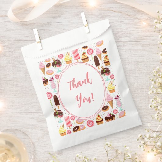 Schrei für Eiscreme Girls Sweet Niedliche Geburtst Geschenktütchen (Ausgeschnitten)