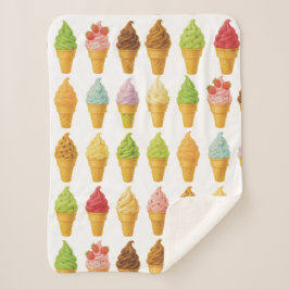 Schrei für Eiscreme Sherpadecke