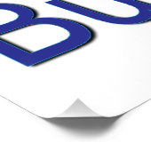 Schrei für Metzger Poster (Ecke)