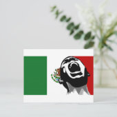 Schrei für Mexiko Postkarte (Stehend Vorderseite)