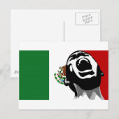 Schrei für Mexiko Postkarte (Vorne/Hinten)