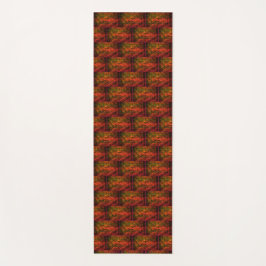 Schrei hier schwarz/unter Wurzeln, Yoga Mat Yogamatte