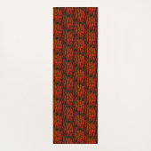 Schrei hier schwarz/unter Wurzeln, Yoga Mat Yogamatte (Rückseite)