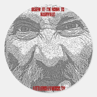 Schrei! Ich fahre nach Nashville! Aufkleber