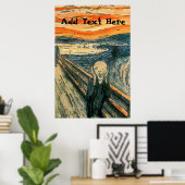 Schrei, ich habe mein Handy vergessen, Text hinzuf Poster (Heimbüro)