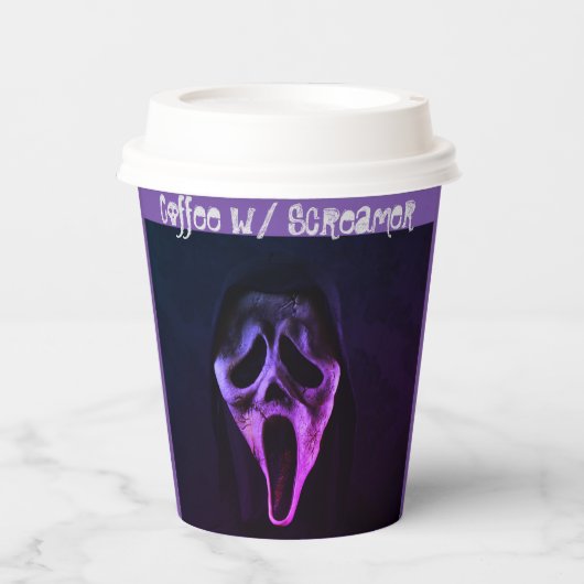 Schrei-Kaffee - Weckend Pappbecher (Vorderseite)