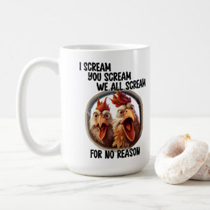 Schrei Kaffeetasse