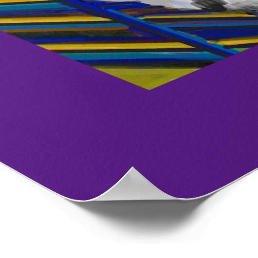 Schrei, Katzenparodie, Imitate gepackt Leinwand dr Poster (Ecke)