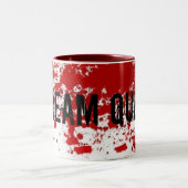 Schrei-Königin Zweifarbige Tasse (Mittel)