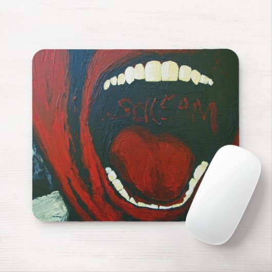 Schrei Mousepad (Mit Mouse)