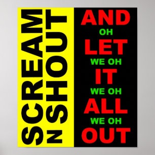 Schrei-N-Shout-Poster Poster
