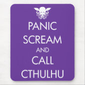Schrei-Panik und Anruf Cthulhu Mousepad (Vorne)