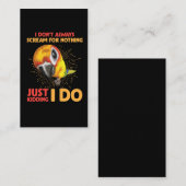 Schrei-Parrot-Spaß Schrei nicht nach Nichts Visitenkarte (Vorne/Hinten)