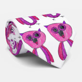 Schrei-Schrei-Rosa-Krawatte Krawatte (Gerollt)