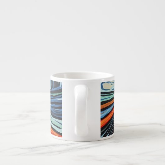 Schrei-Stil Espressotasse (Rückseite)